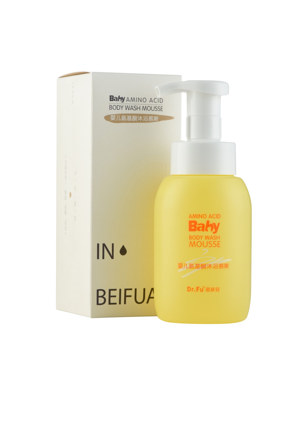 蓓肤安婴儿氨基酸沐浴慕斯300ml